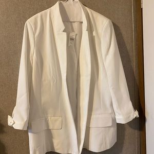 White Loft Outlet Tie Sleeve Blazer NWT